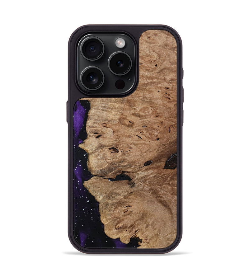 iPhone 15 Pro Wood Phone Case - Chandra (Cosmos, 813214)
