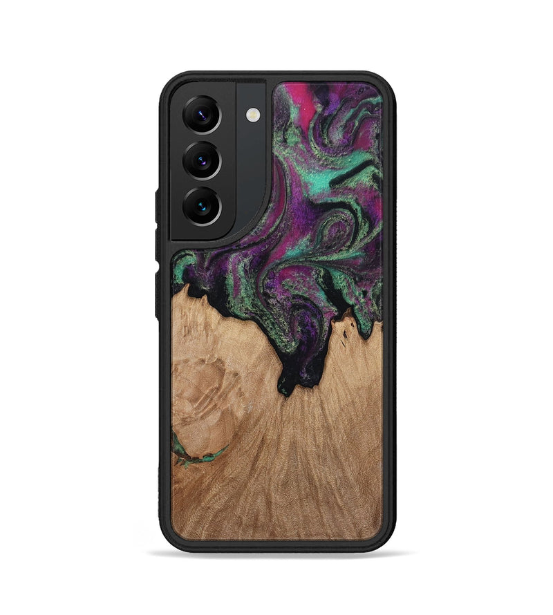 Galaxy S22 Wood Phone Case - Kiley (Green, 813221)