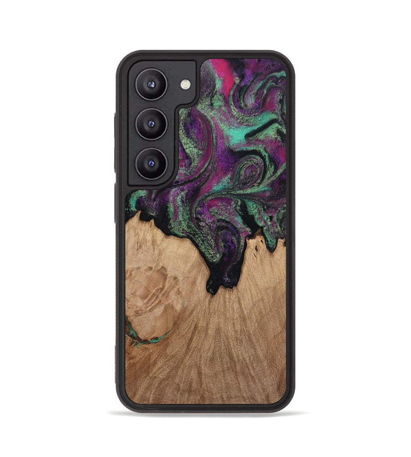 Galaxy S23 Wood Phone Case - Kiley (Green, 813221)