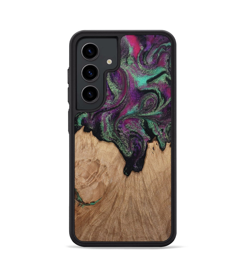 Galaxy S24 Wood Phone Case - Kiley (Green, 813221)