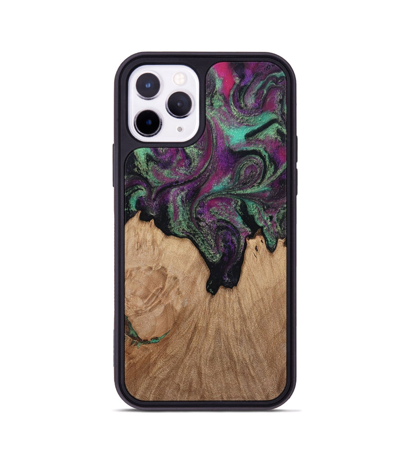 iPhone 11 Pro Wood Phone Case - Kiley (Green, 813221)