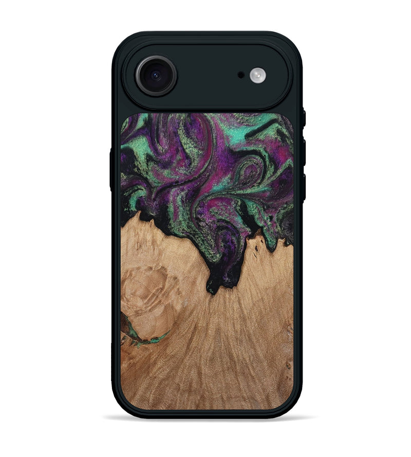 iPhone 17 Air Wood Phone Case - Kiley (Green, 813221)