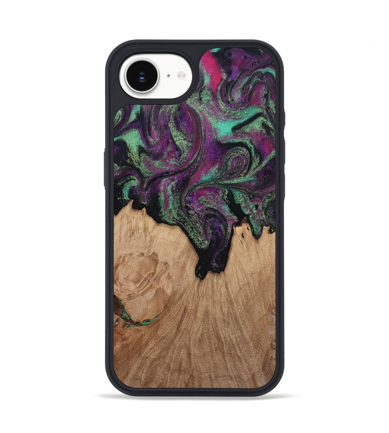 iPhone 17e Wood Phone Case - Kiley (Green, 813221)