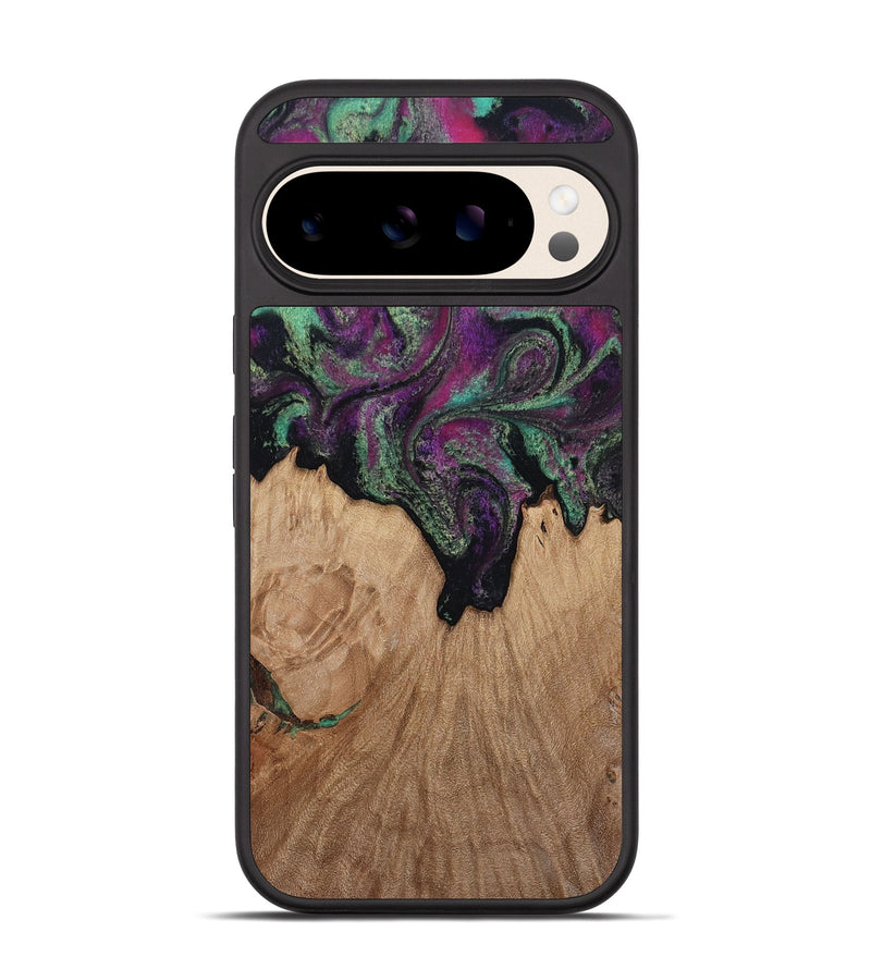 Pixel 10 Pro Wood Phone Case - Kiley (Green, 813221)