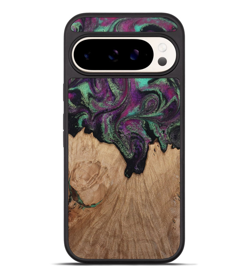 Pixel 9 Pro XL Wood Phone Case - Kiley (Green, 813221)