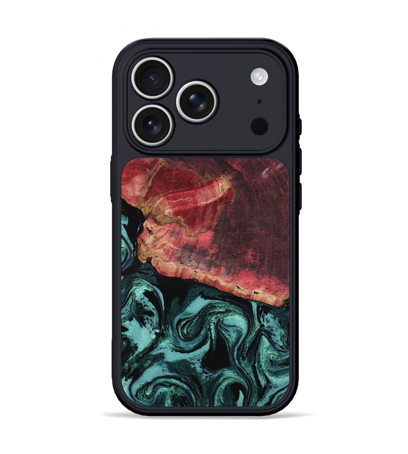 iPhone 17 Pro Wood Phone Case - Donna (Green, 813228)