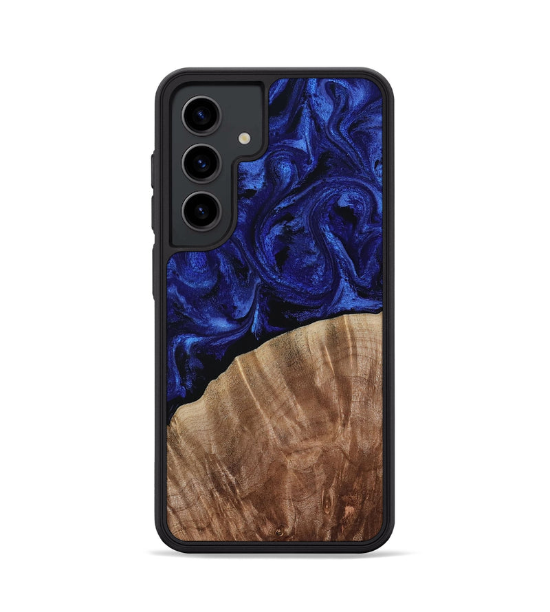 Galaxy S24 Wood Phone Case - Atreus (Blue, 813241)