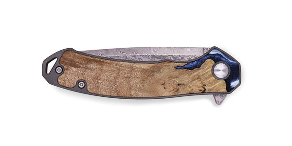 EDC Wood Pocket Knife - Price (Blue, 813242)