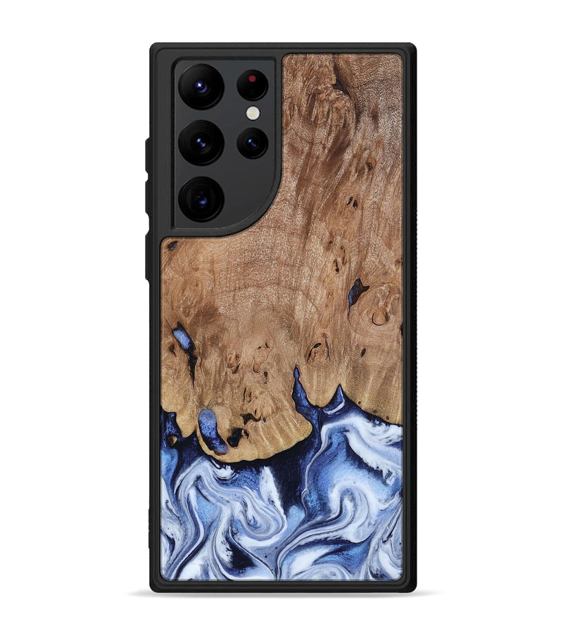 Galaxy S22 Ultra Wood Phone Case - Price (Blue, 813242)