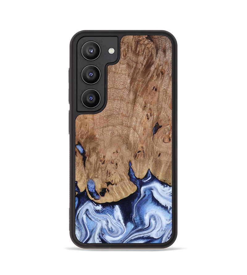 Galaxy S23 Wood Phone Case - Price (Blue, 813242)