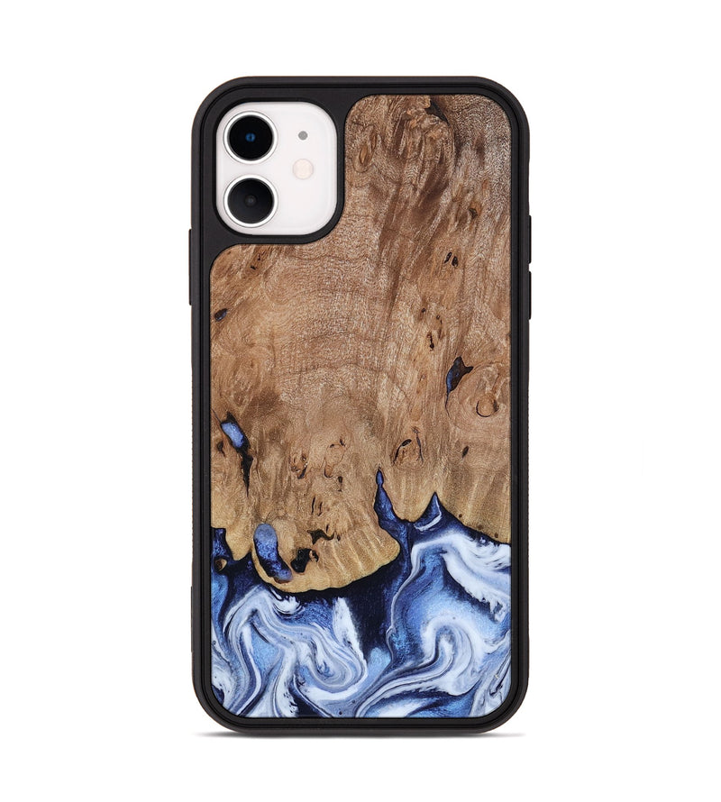 iPhone 11 Wood Phone Case - Price (Blue, 813242)