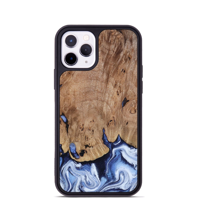 iPhone 11 Pro Wood Phone Case - Price (Blue, 813242)