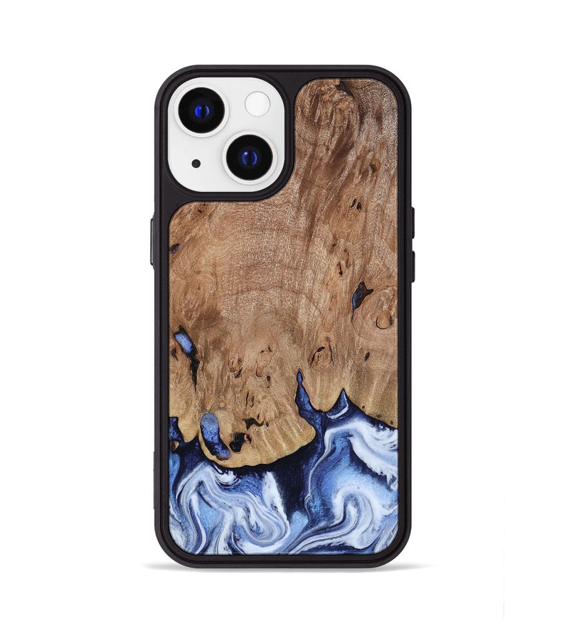 iPhone 13 Wood Phone Case - Price (Blue, 813242)