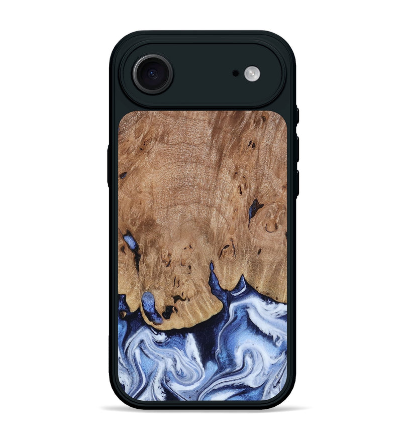 iPhone 17 Air Wood Phone Case - Price (Blue, 813242)