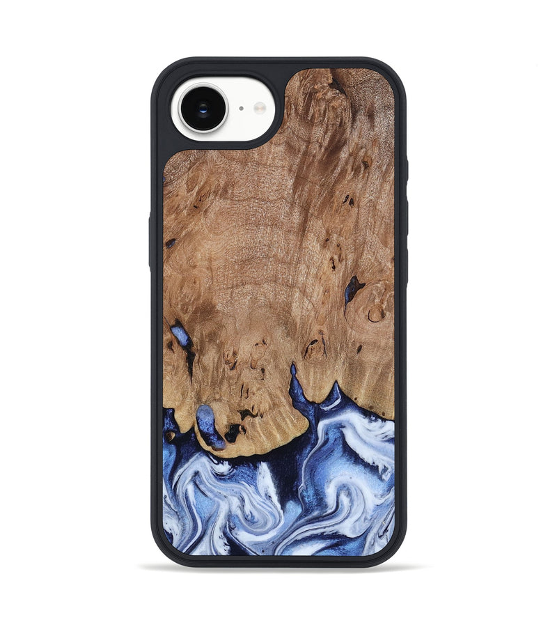 iPhone 17e Wood Phone Case - Price (Blue, 813242)