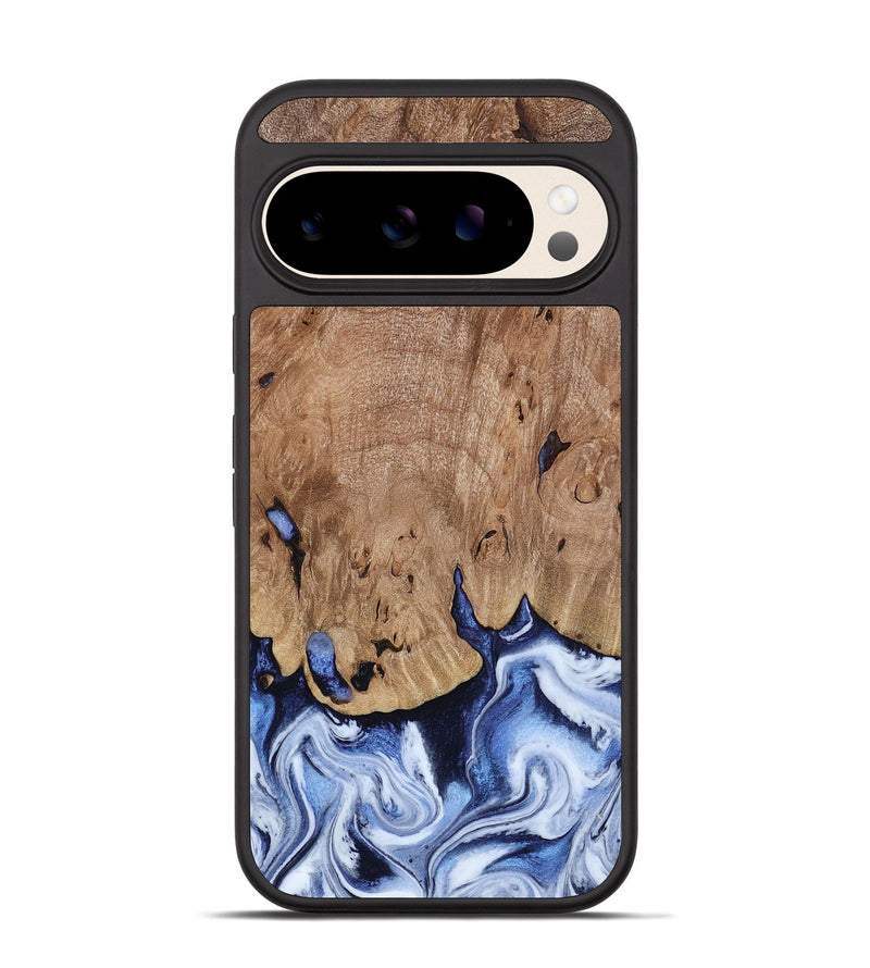Pixel 10 Wood Phone Case - Price (Blue, 813242)