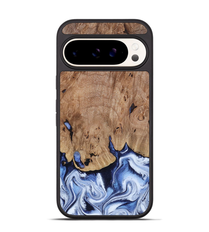 Pixel 9 Pro Wood Phone Case - Price (Blue, 813242)