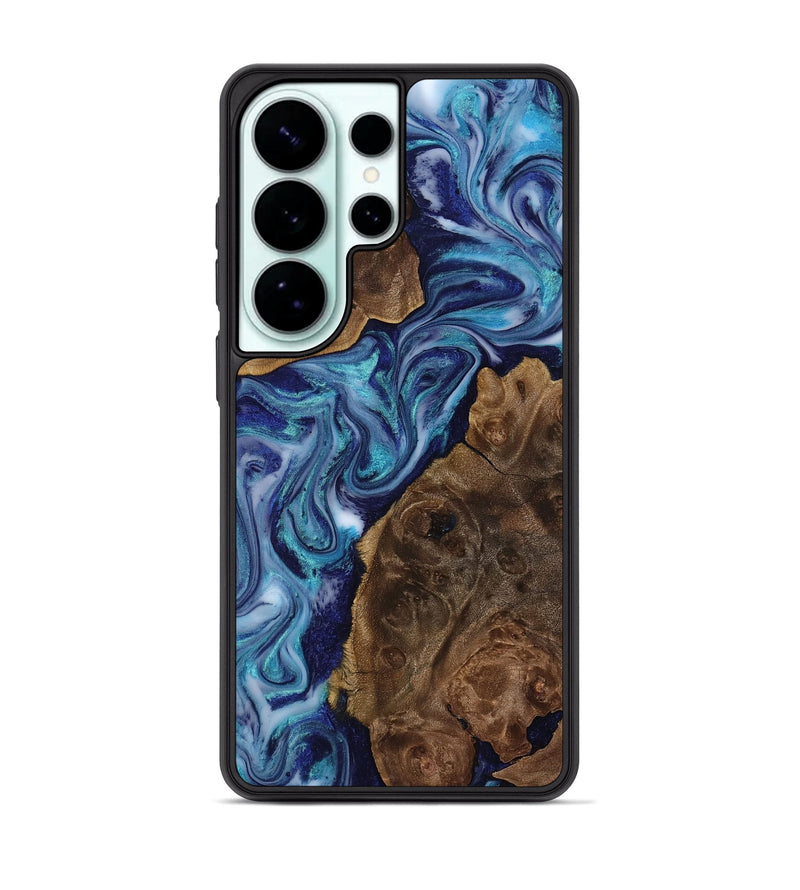 Galaxy S26 Ultra Wood Phone Case - Jaeden (Blue, 813243)