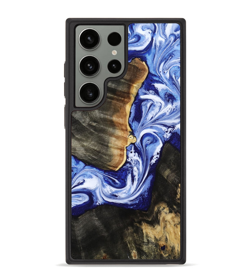 Galaxy S23 Ultra Wood Phone Case - Toby (Blue, 813248)