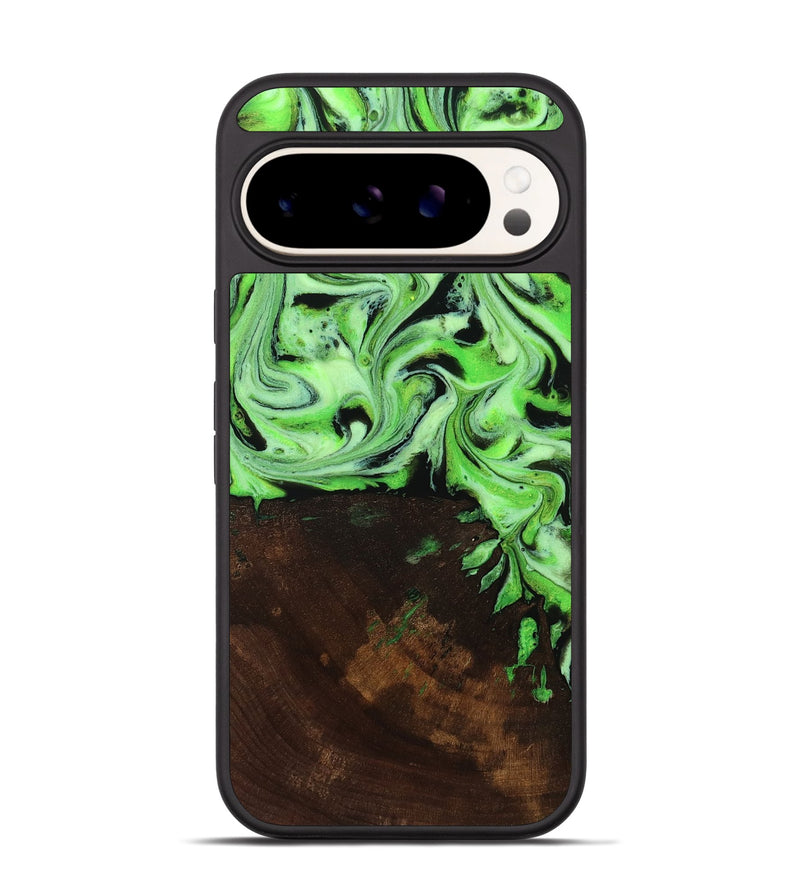 Pixel 9 Pro Wood Phone Case - Shante (Green, 813254)