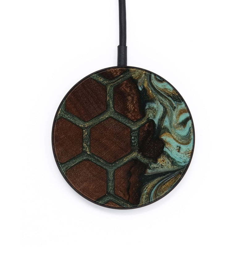 Circle Wood Wireless Charger - Sally (Pattern, 813260)