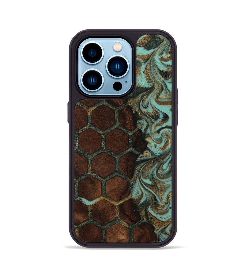 iPhone 14 Pro Wood Phone Case - Sally (Pattern, 813260)