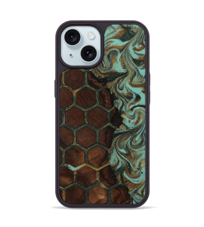iPhone 15 Wood Phone Case - Sally (Pattern, 813260)