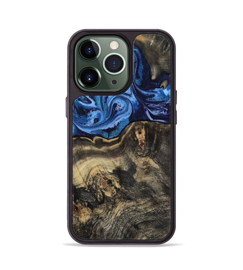 iPhone 13 Pro Wood Phone Case - Eve (Blue, 813275)