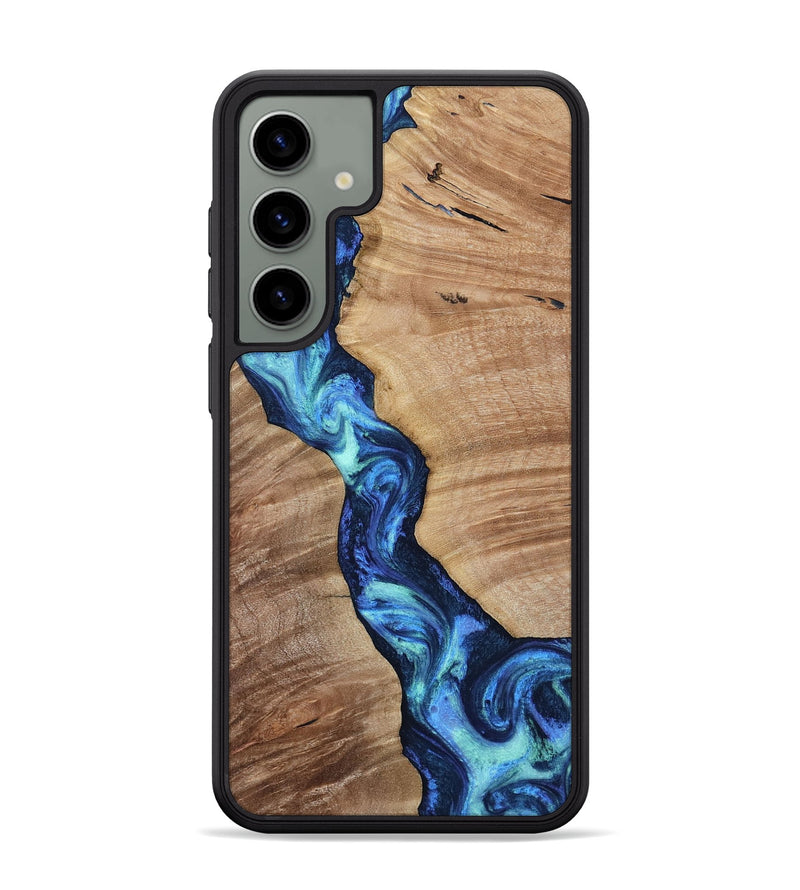 Galaxy S24 Plus Wood Phone Case - Sharon (Blue, 813279)