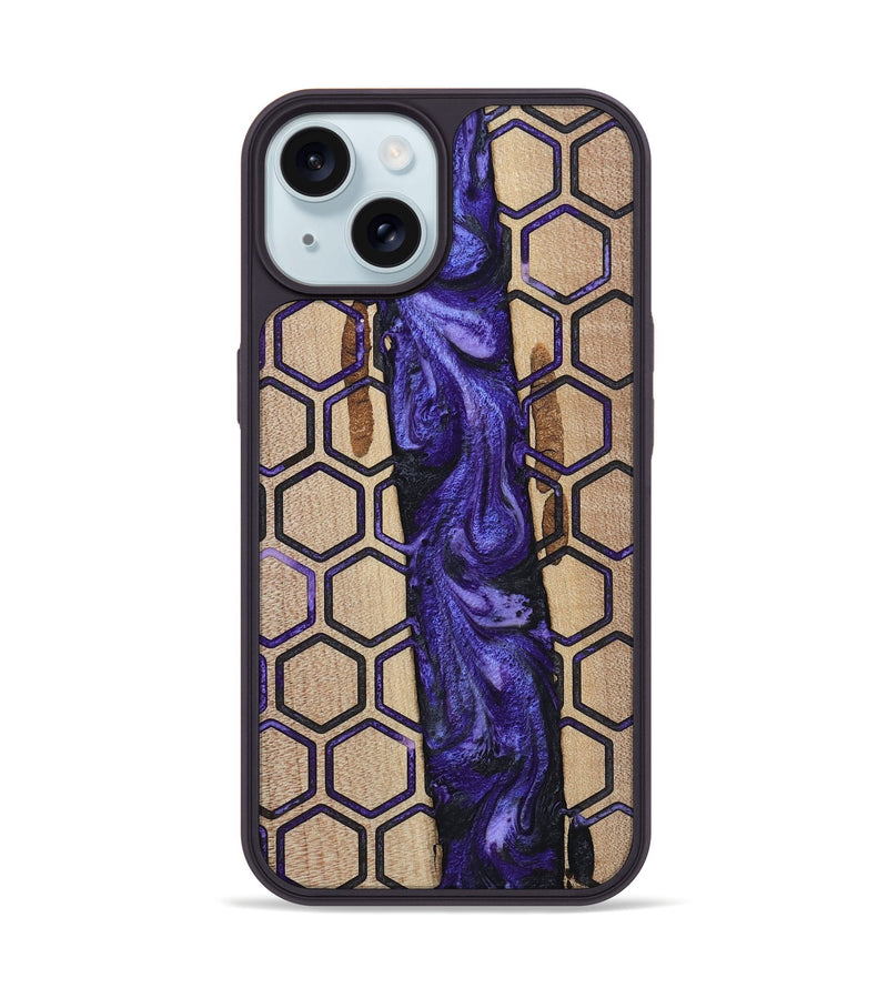 iPhone 15 Wood Phone Case - Jerilyn (Pattern, 813287)
