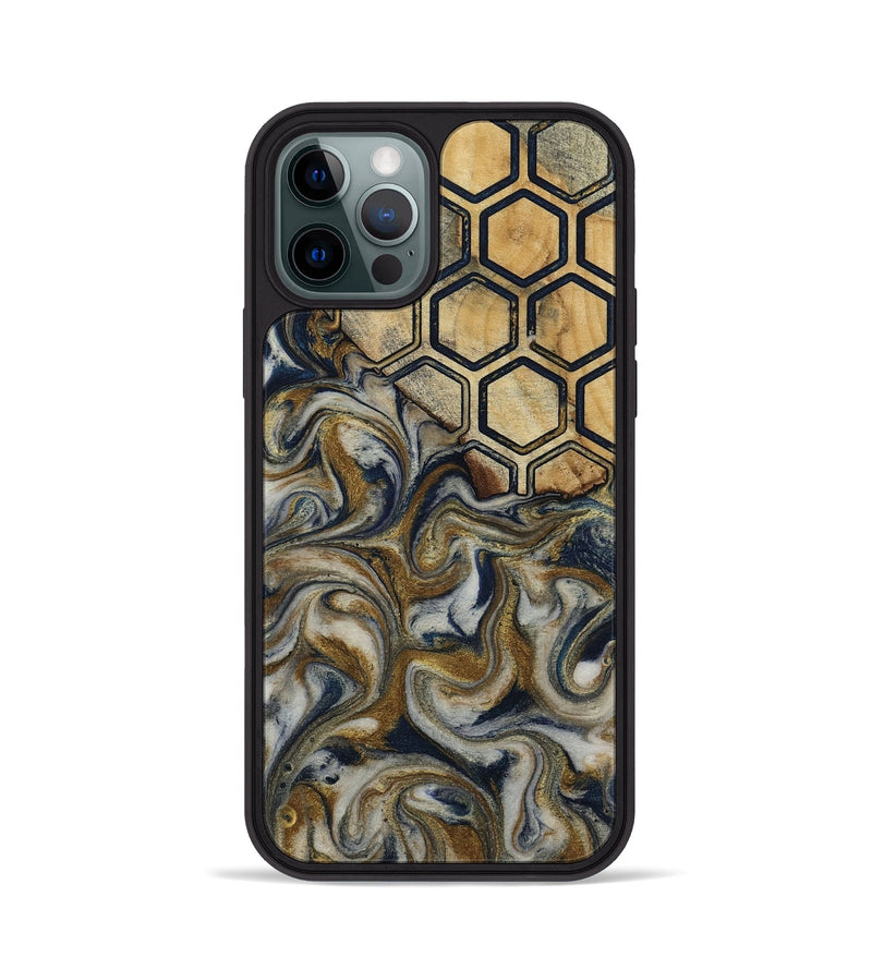 iPhone 12 Pro Wood Phone Case - Marnie (Pattern, 813294)