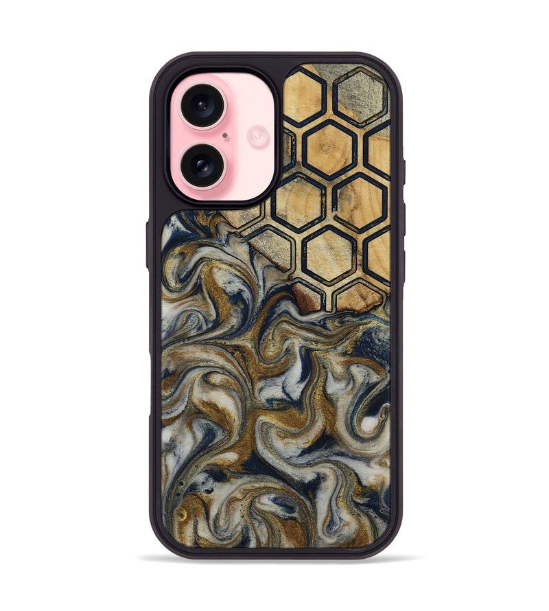 iPhone 16 Wood Phone Case - Marnie (Pattern, 813294)