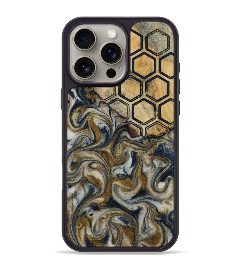 iPhone 16 Pro Max Wood Phone Case - Marnie (Pattern, 813294)
