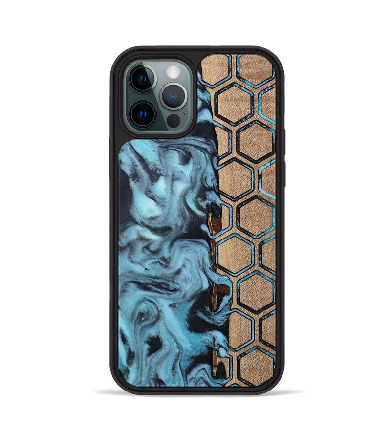 iPhone 12 Pro Wood Phone Case - Toya (Pattern, 813297)