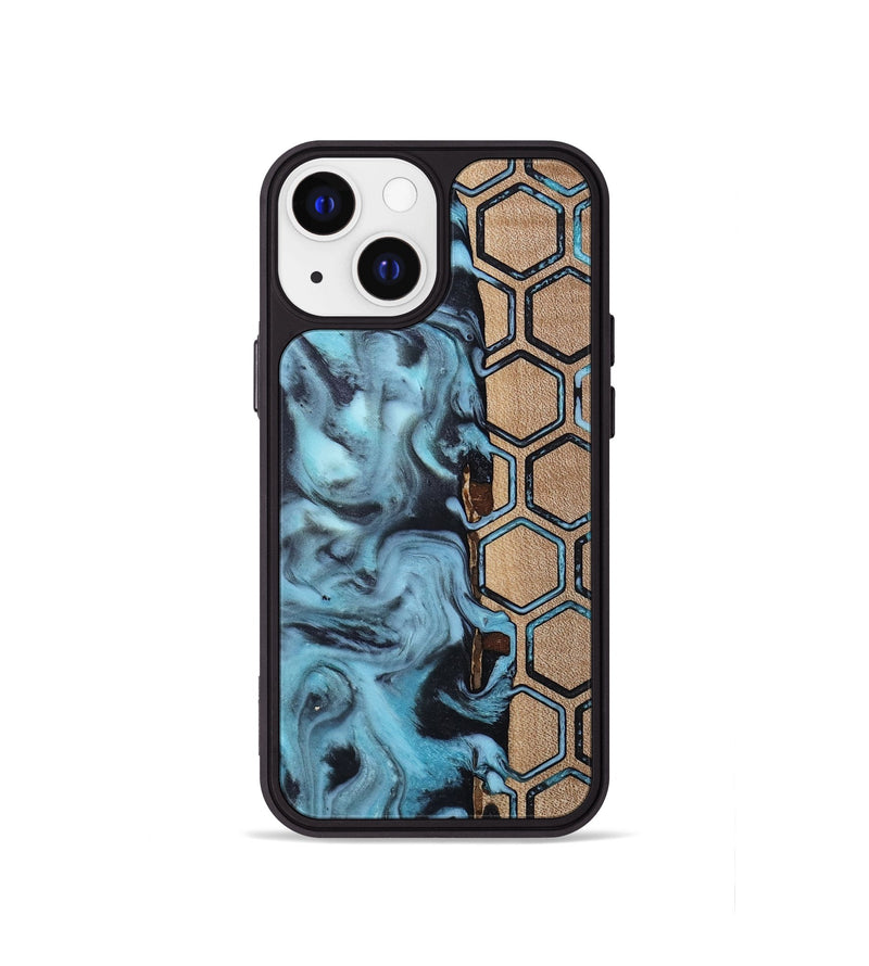 iPhone 13 mini Wood Phone Case - Toya (Pattern, 813297)