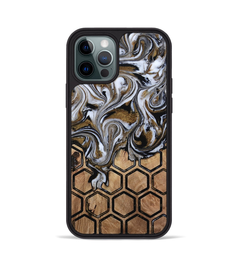 iPhone 12 Pro Wood Phone Case - Azriel (Pattern, 813299)
