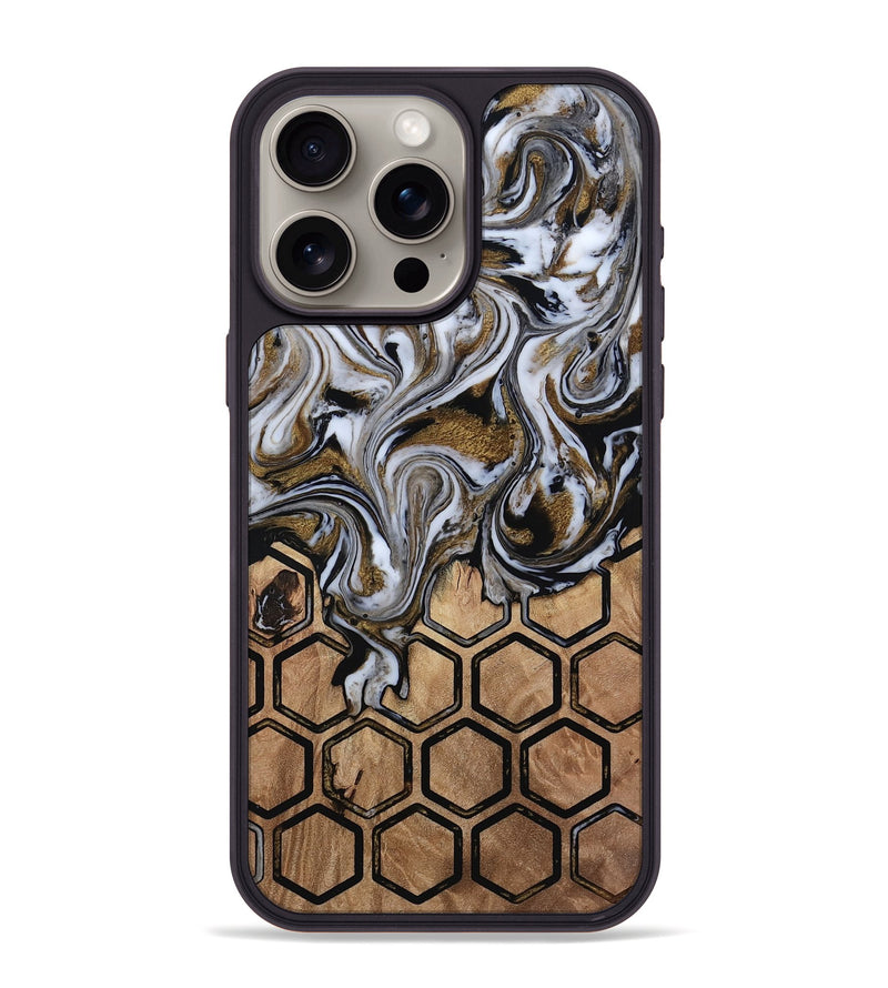 iPhone 15 Pro Max Wood Phone Case - Azriel (Pattern, 813299)