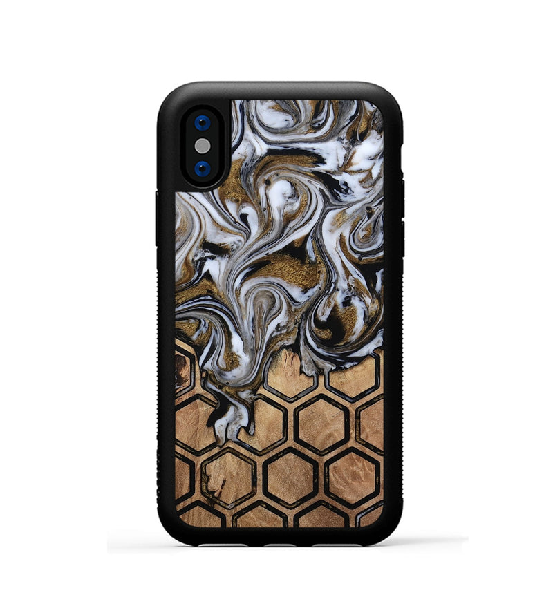 iPhone Xs Wood Phone Case - Azriel (Pattern, 813299)