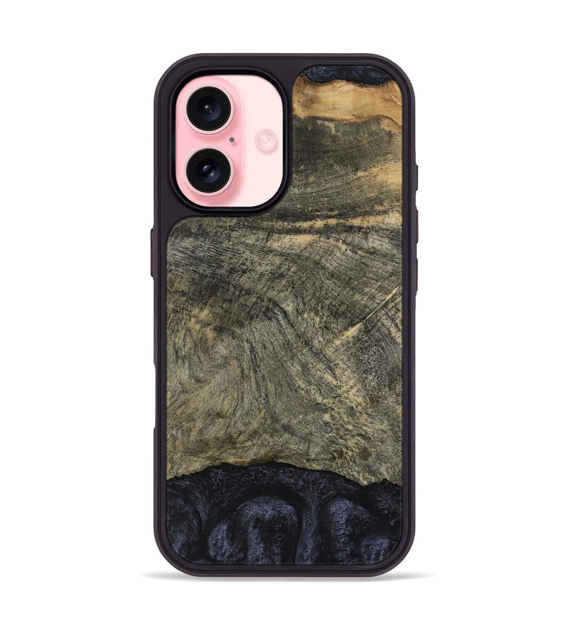 iPhone 16 Wood Phone Case - Frank (Wood Burl, 813311)