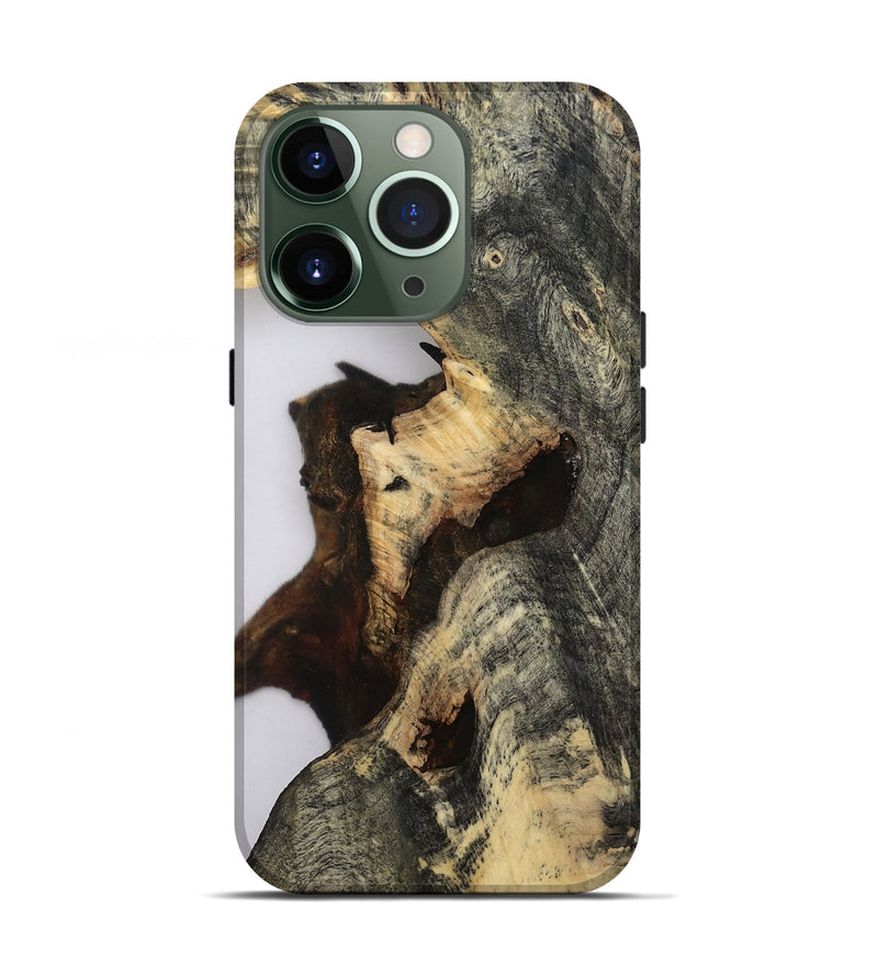 iPhone 13 Pro Wood Live Edge Phone Case - Ruthann (Clear, 813355)