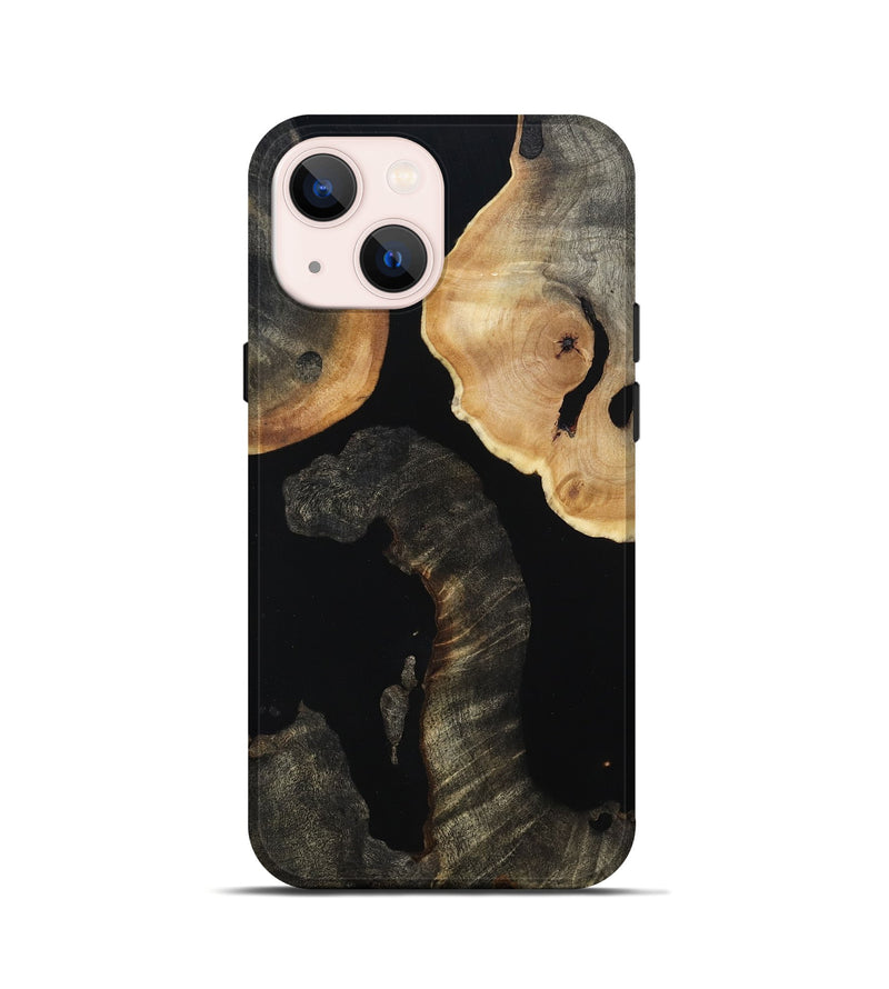 iPhone 13 mini Wood Live Edge Phone Case - Johnie (Wood Burl, 813360)