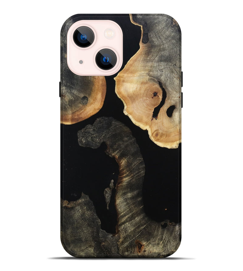 iPhone 14 Plus Wood Live Edge Phone Case - Johnie (Wood Burl, 813360)
