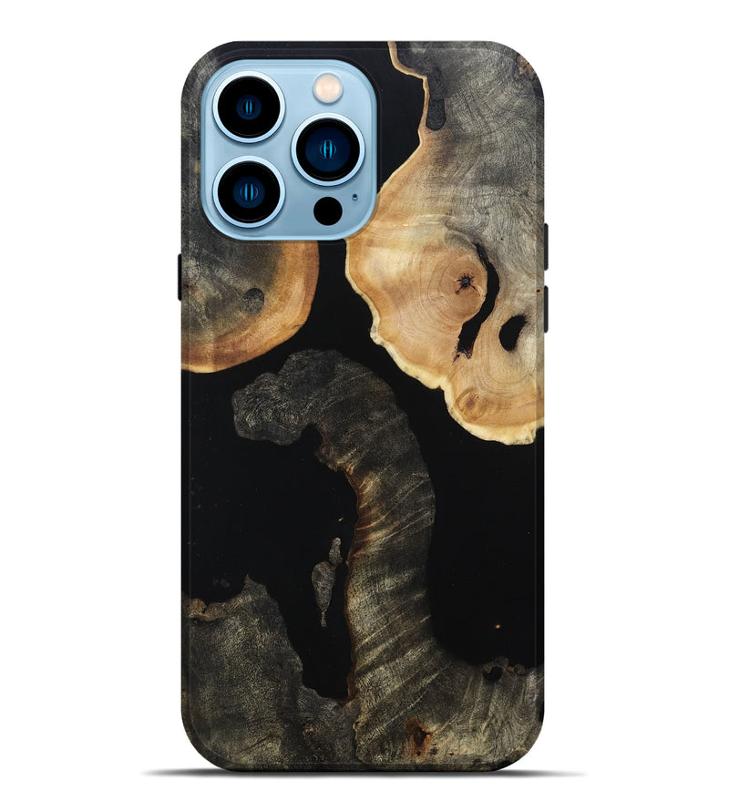 iPhone 14 Pro Max Wood Live Edge Phone Case - Johnie (Wood Burl, 813360)
