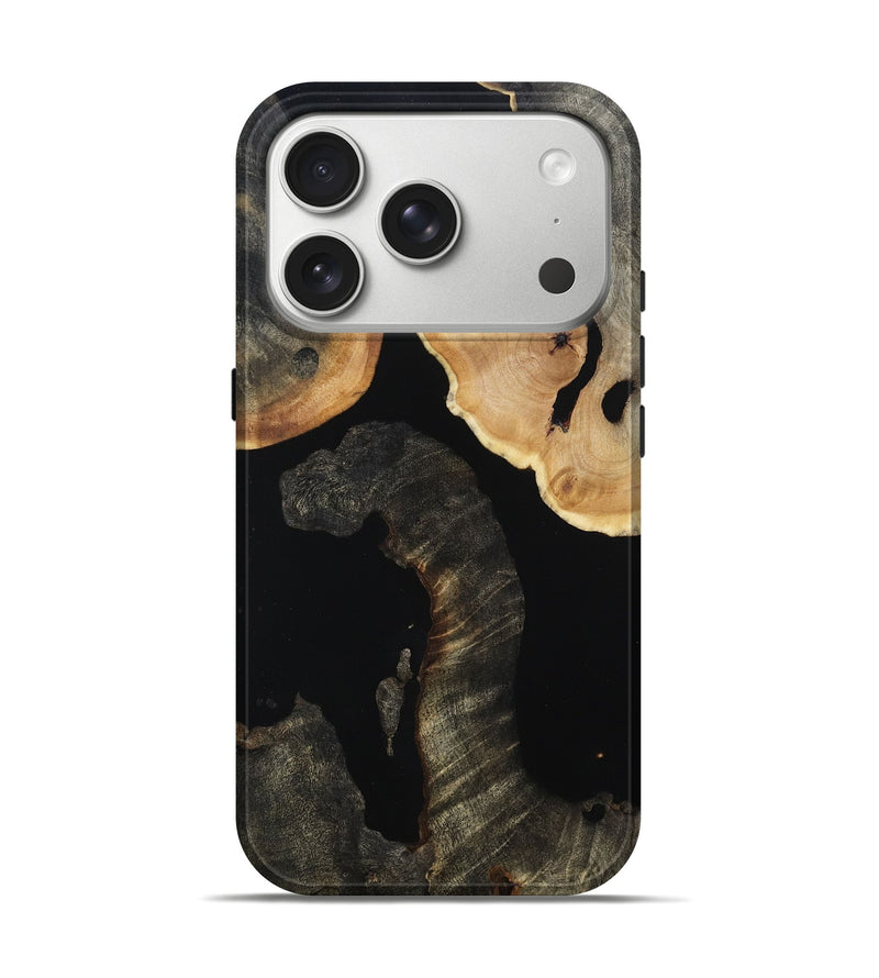 iPhone 17 Pro Wood Live Edge Phone Case - Johnie (Wood Burl, 813360)