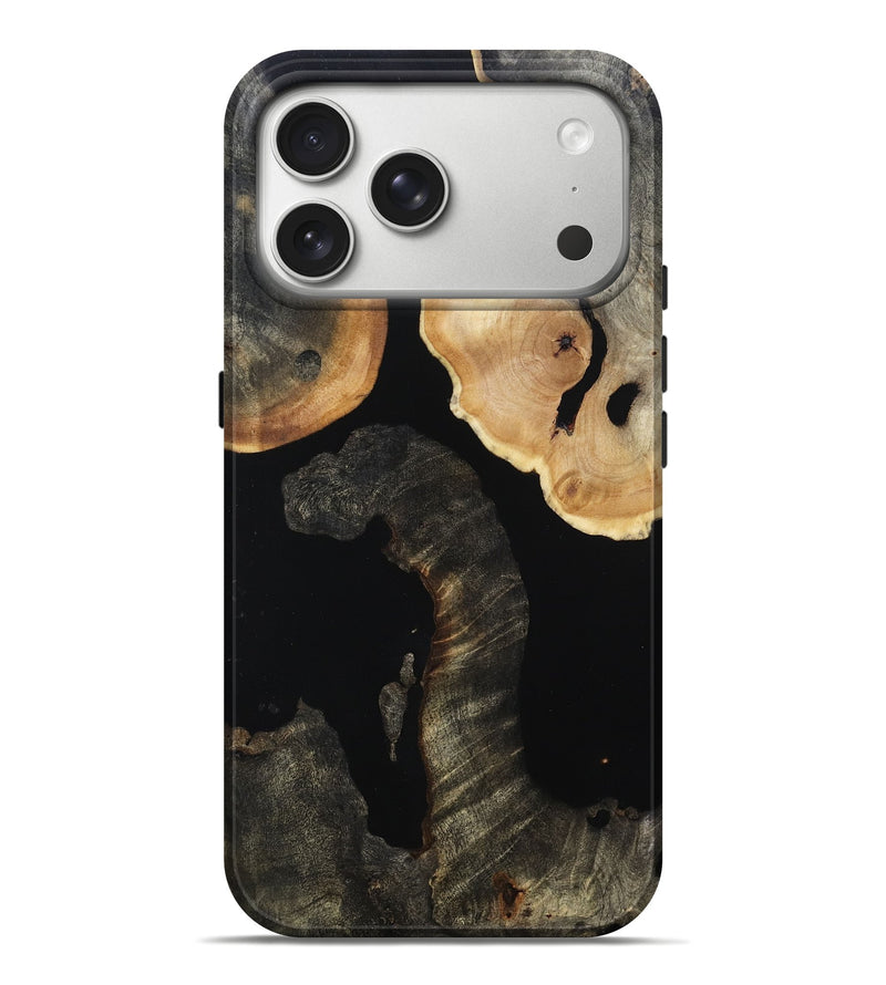 iPhone 17 Pro Max Wood Live Edge Phone Case - Johnie (Wood Burl, 813360)