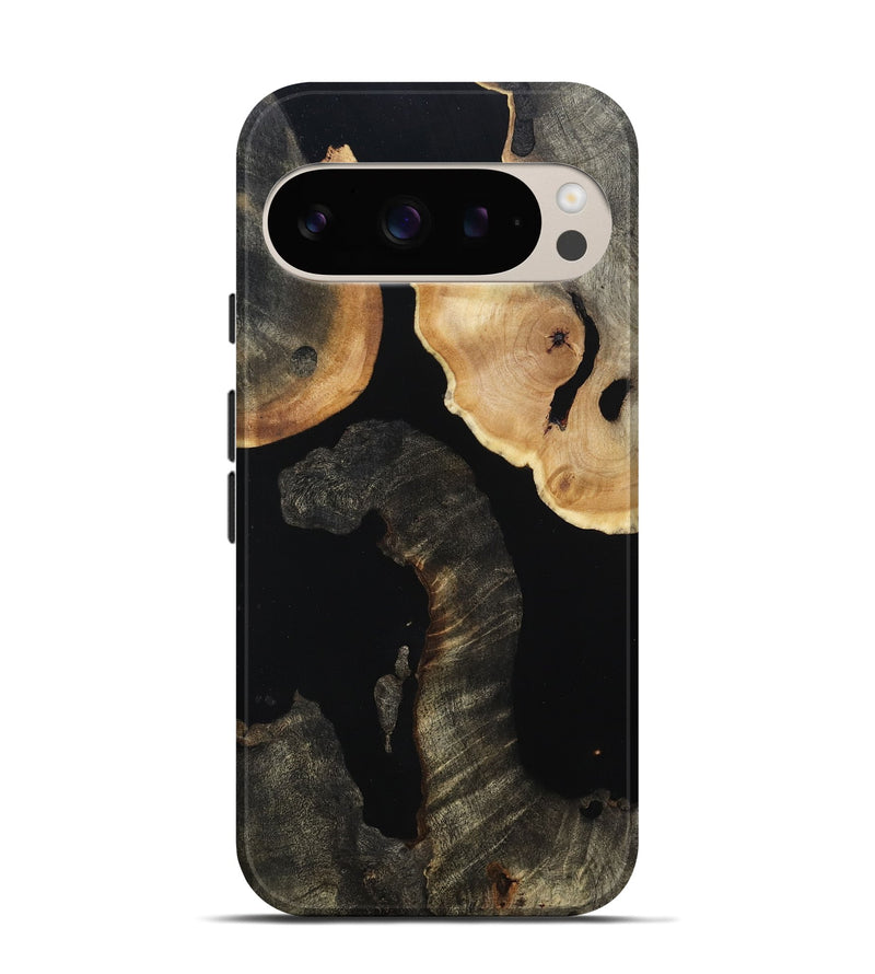Pixel 9 Pro Wood Live Edge Phone Case - Johnie (Wood Burl, 813360)