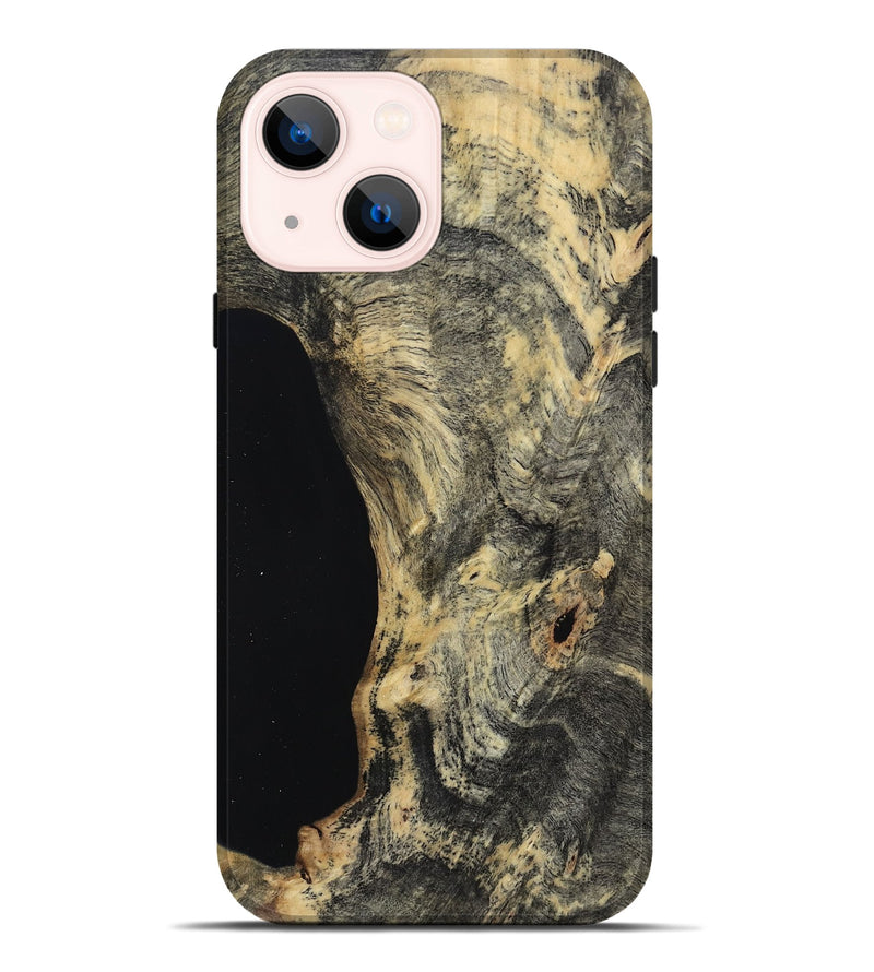 iPhone 14 Plus Wood Live Edge Phone Case - Hayley (Wood Burl, 813362)