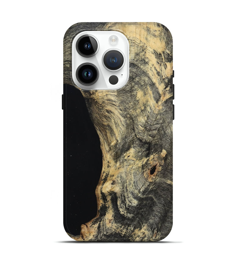 iPhone 15 Pro Wood Live Edge Phone Case - Hayley (Wood Burl, 813362)