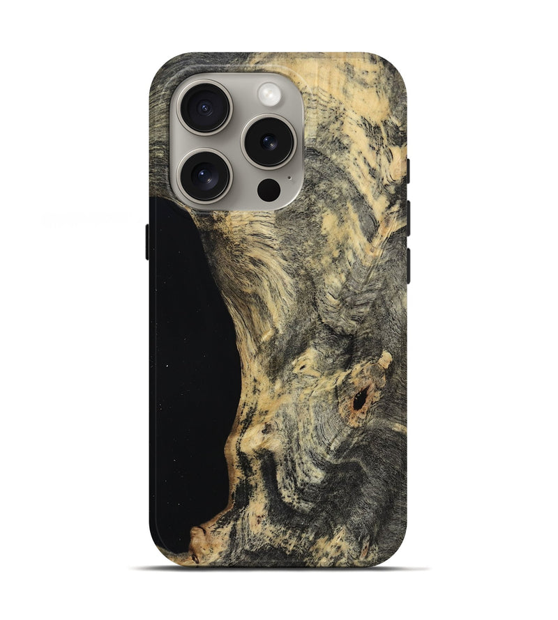 iPhone 16 Pro Wood Live Edge Phone Case - Hayley (Wood Burl, 813362)