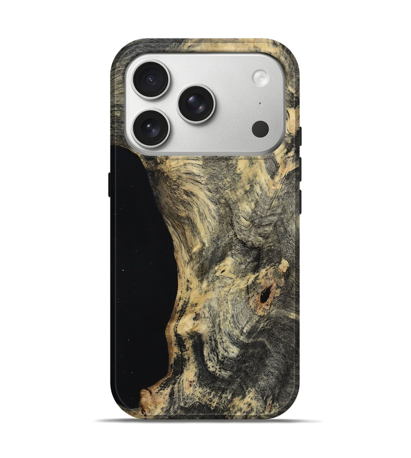 iPhone 17 Pro Wood Live Edge Phone Case - Hayley (Wood Burl, 813362)